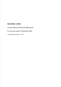 Kane Bidco Limited – 2023 Annual Report and Financial Statements