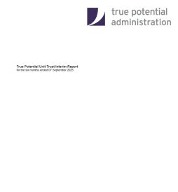 True Potential Unit Trust Interim Report