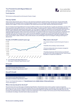 True Potential Growth-Aligned Balanced Factsheet