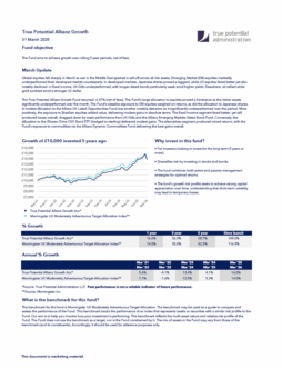 True Potential Allianz Growth Factsheet