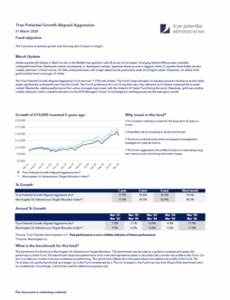 True Potential Growth-Aligned Aggressive Factsheet