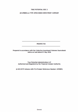 True Potential OEIC – 2 Prospectus