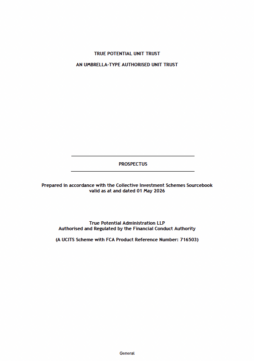 True Potential Unit Trust Prospectus