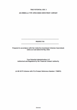 True Potential OEIC – 3 Prospectus