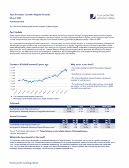 True Potential Growth-Aligned Growth Factsheet