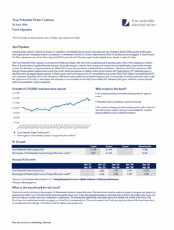 True Potential Pictet Cautious Factsheet