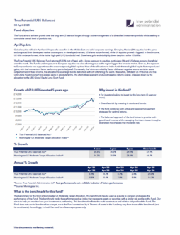 True Potential UBS Balanced Factsheet