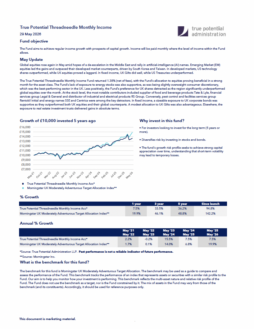 True Potential Threadneedle Monthly Income Factsheet