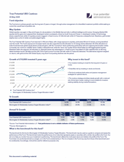 True Potential UBS Cautious Factsheet