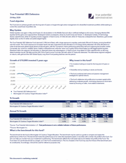 True Potential UBS Defensive Factsheet