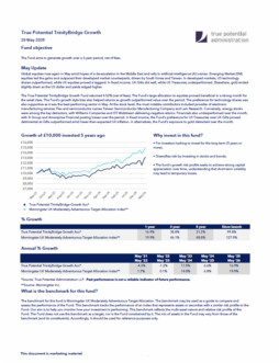 True Potential TrinityBridge Growth Factsheet