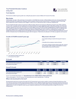 True Potential Schroders Cautious Factsheet