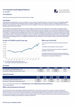 True Potential Growth-Aligned Balanced Factsheet